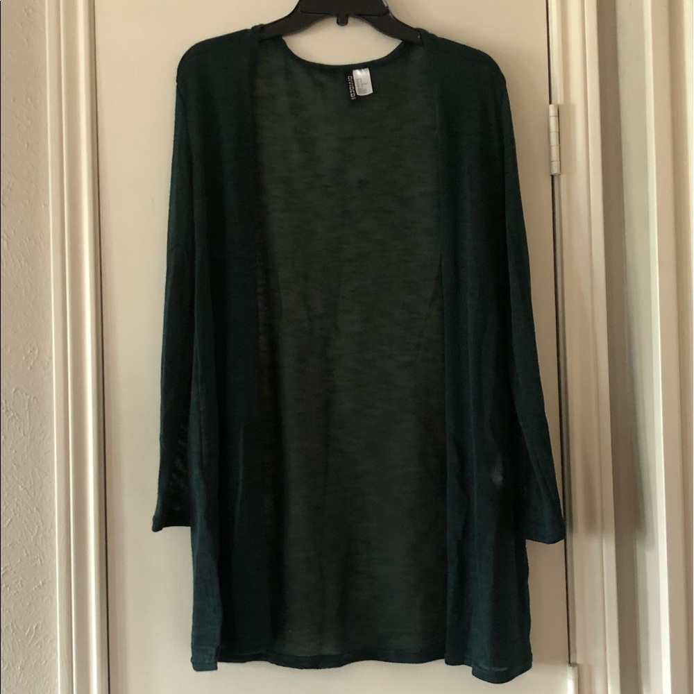 Dark Green, Long, Cardigan From Divided